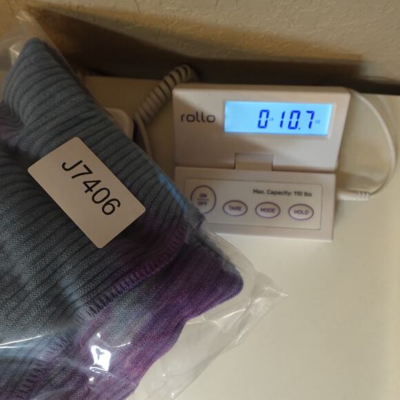 Eileen Fisher Top Womens Medium Linen Tie Dye Knit Pullover Crew Neck Long Slv - Picture 9 of 9